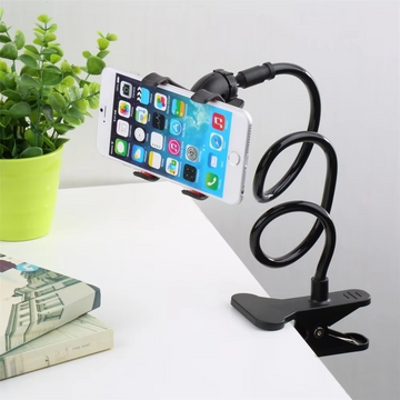 Mobile Phone Stand Holder Flexible and Power Full Grip - 360 Degree Rotating Mobile Stand Bedside Able Lazy Snake Mobile Phone Holder - Random Color