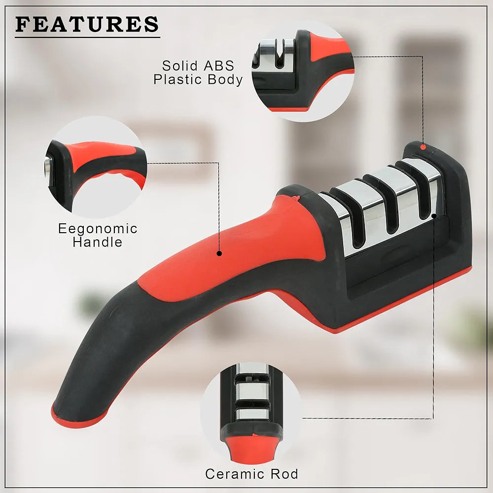 3-in-1 Knife Sharpener – Razor Sharp in Seconds