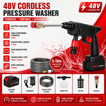 Durable Household Electric Charging Car Wash Gun Lithium Battery Wireless High-Voltage
